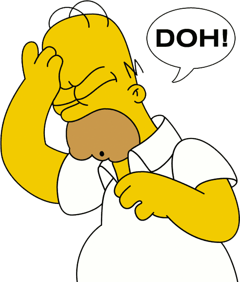 Doh!